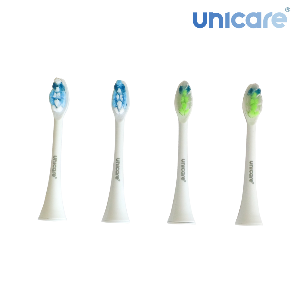✦1+1口腔保健組合✦ unicare®高效音波電動牙刷+原廠替換刷頭四入組