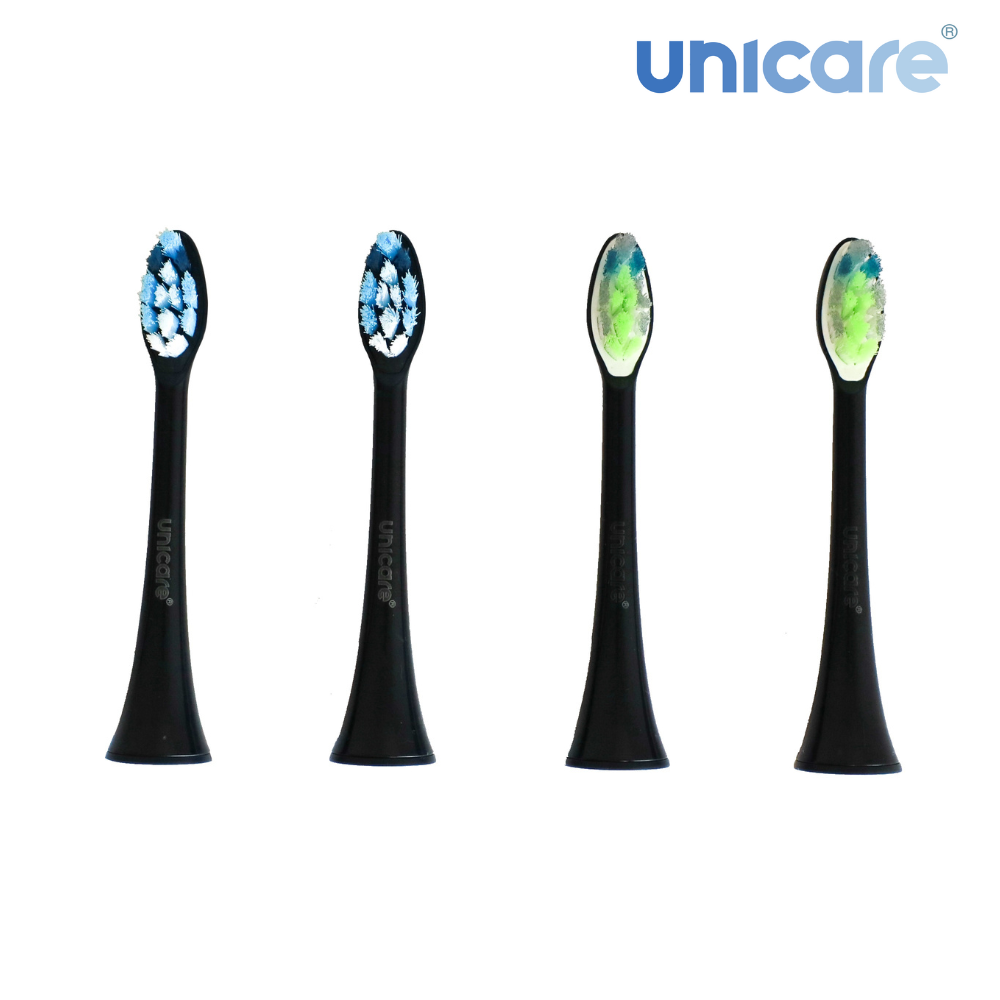 ✦1+1口腔保健組合✦ unicare®高效音波電動牙刷+原廠替換刷頭四入組