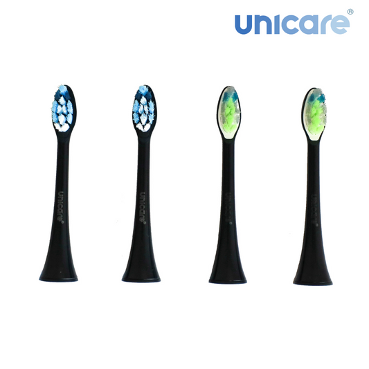 unicare®音波電動牙刷原廠替換刷頭四入組