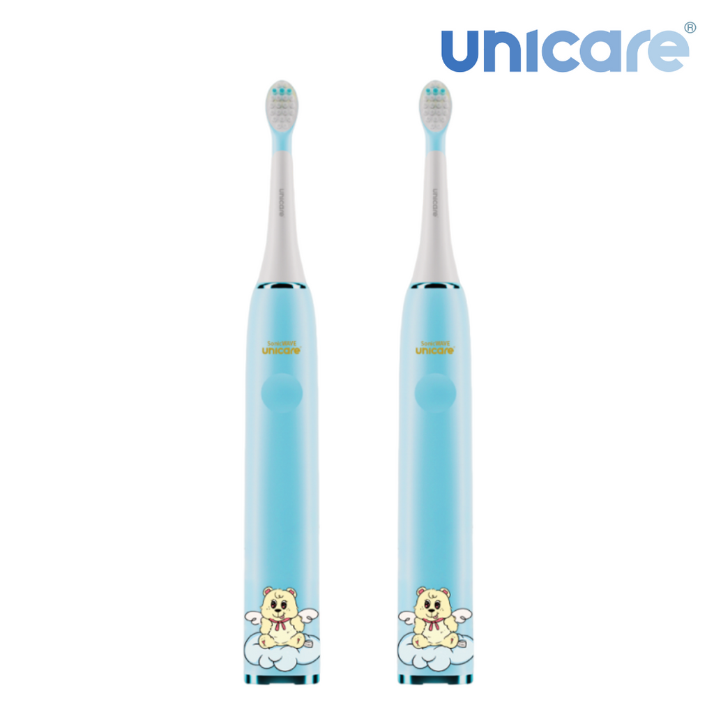 新上市✨✦兩組特惠✦unicare®unibear聲波氣旋兒童電動牙刷(顏色任搭)