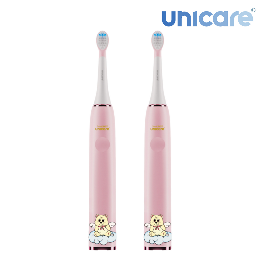 新上市✨✦兩組特惠✦unicare®unibear聲波氣旋兒童電動牙刷(顏色任搭)
