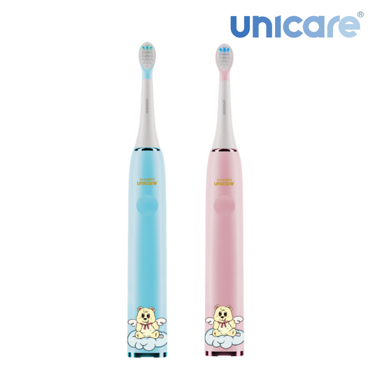 新上市✨unicare® unibear聲波氣旋兒童電動牙刷(兩色)